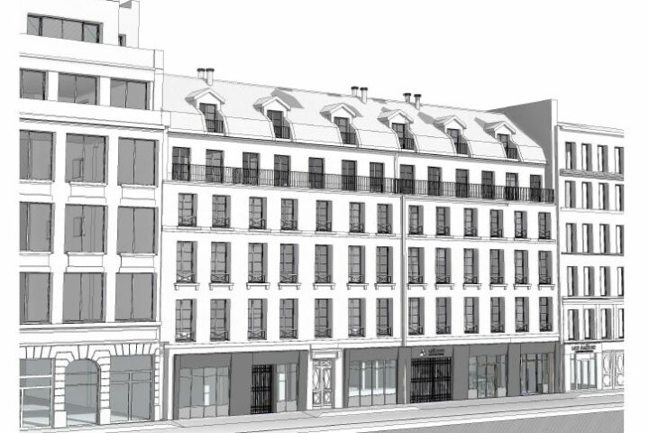 maquette bim structure surelevation par AIM