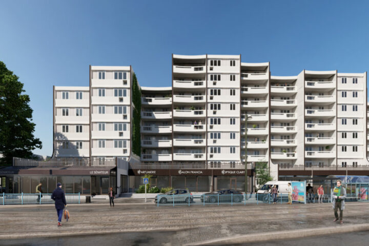 rehabilitation de logements sociaux à bobigny par AIM