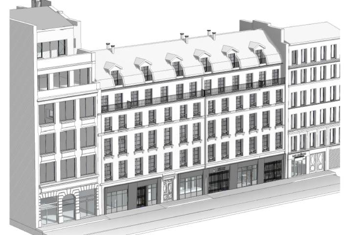 surelevation immeuble paris 9eme par AIM