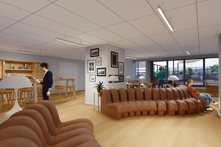 Aménagement bureaux professionnels et terrasses d'entreprise