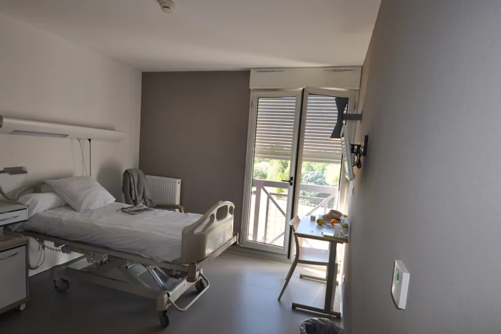Architecture santé clinique site occupé Toulouse - chambre