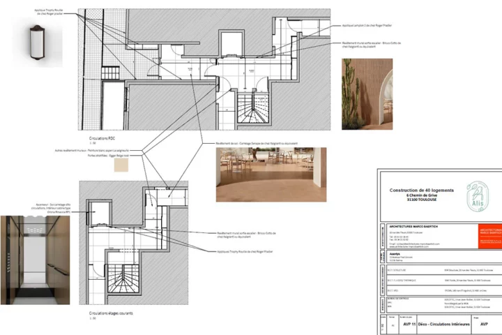 Construction logements collectifs traversants Toulouse L’Union