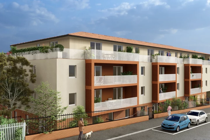 Construction logements collectifs traversants Toulouse L’Union