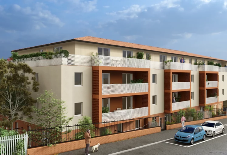 Construction logements collectifs traversants Toulouse L’Union