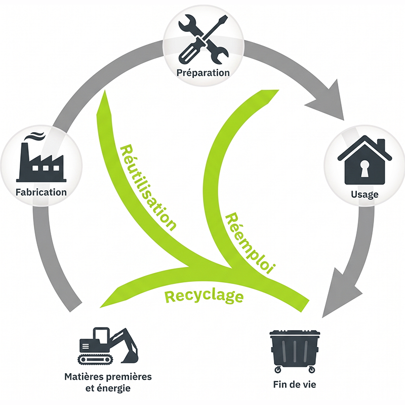 Économie circulaire et gestion des déchets