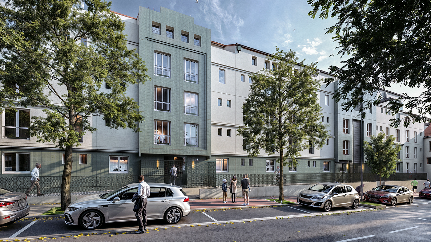 REHABILITATION ENERGETIQUE DE 203 LOGEMENTS COLLECTIFS - RÉSIDENCE « BASTIDE »