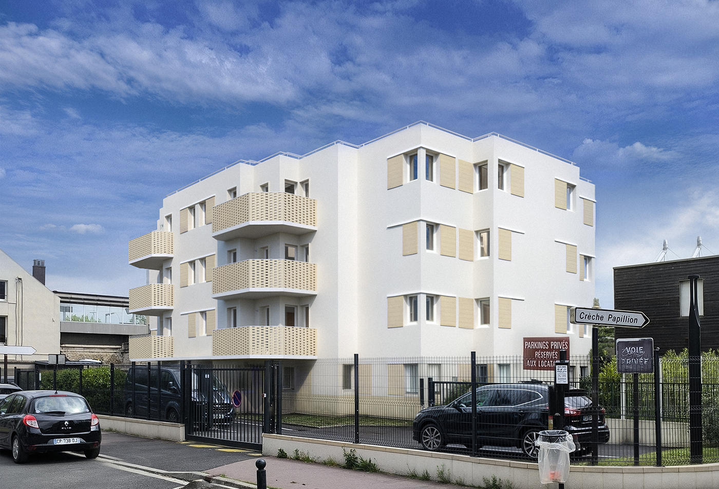 REHABILITATION ENERGETIQUE DE 58 LOGEMENTS COLLECTIFS SUR 2 SITES - RÉSIDENCES « CHAMPAGNE » & «IDF»