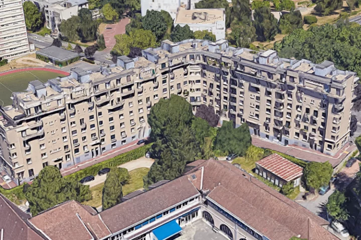 REHABILITATION ENERGETIQUE DE 89 LOGEMENTS COLLECTIFS - vue de drone