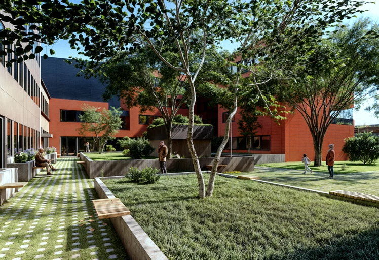 REPRISES STRUCTURELLES, AMENAGEMENTS PAYSAGERS, VRD - PARKING WURTZ (75013) par AIM