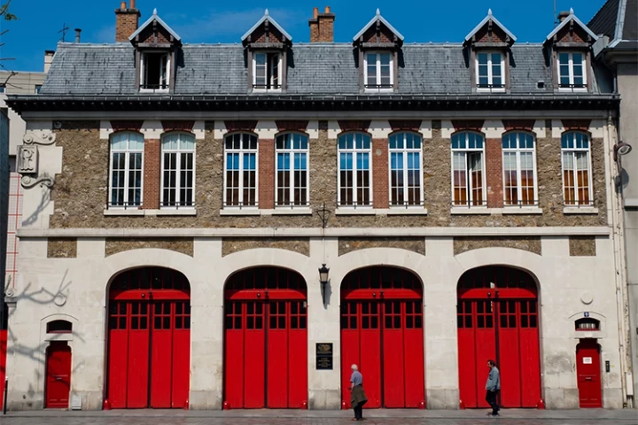 Réfection parties communes bâtiment public caserne
