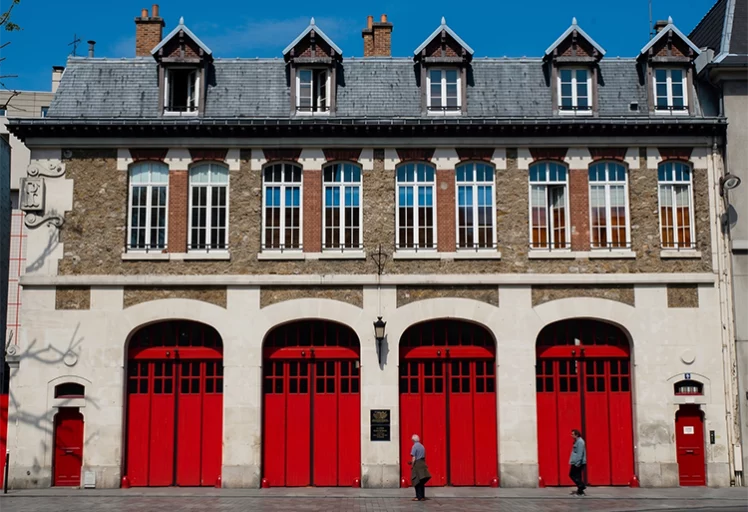 Réfection parties communes bâtiment public caserne