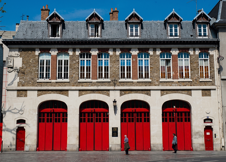 Réfection parties communes bâtiment public caserne